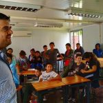 Recorrimos distintos centros educativos en Quebracho