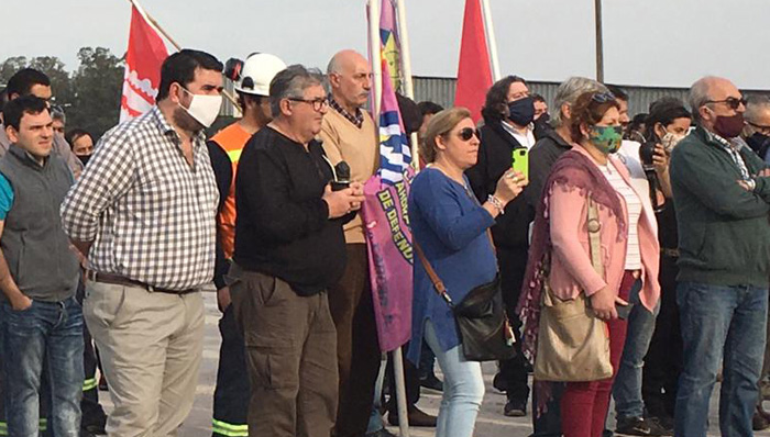 "Bajo ningún punto de vista se va a permitir que esta planta cierre", dijo Olivera