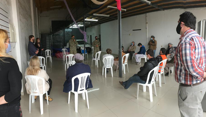 Preocupado por abigeato en la zona, Olivera se hizo presente en Quebracho