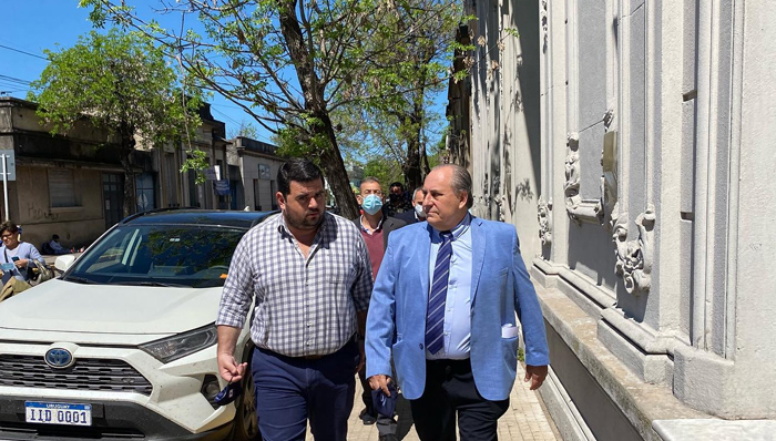 Nos reunimos con el presidente de Unasev en su visita a Paysandú
