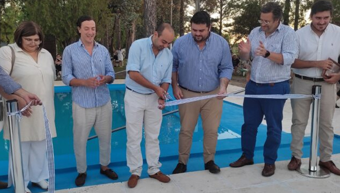 Fue inaugurada una nueva piscina en Termas de Almirón, que recibirá más inversiones en el presente periodo