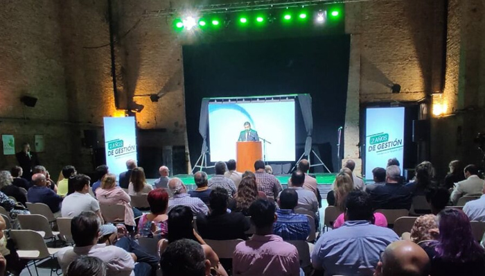 Olivera informó de lo realizado en 2022 y se comprometió a seguir trabajando para hacer de Paysandú un mejor lugar para vivir
