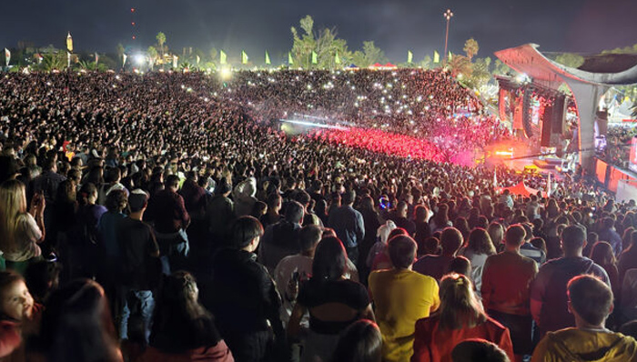 Anfiteatro y predio totalmente colmados en la séptima jornada de la Semana de la Cerveza